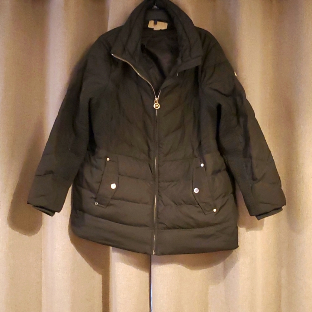 MICHAEL Michael Kors Charcoal Puffer Coat